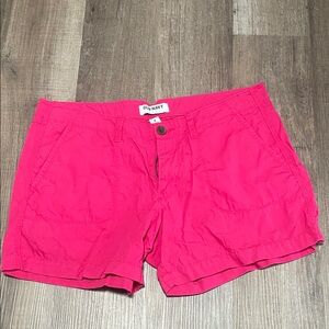 Old Navy Women's Hot Pink Cotton Casual Shorts